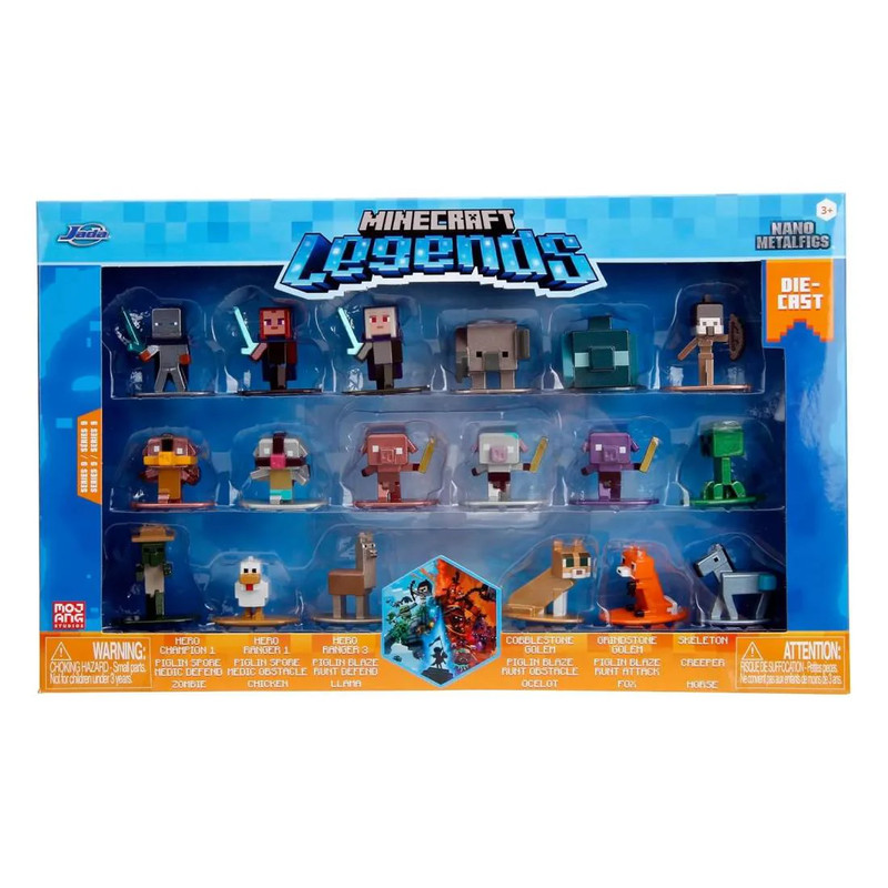 Minecraft Legends Multi Pack Nano Series 9 Figures - ألعاب